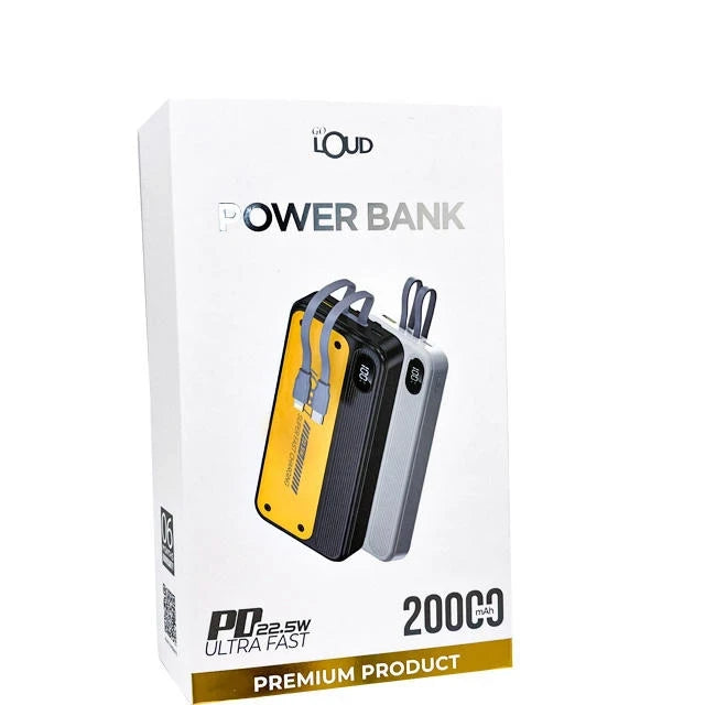 LOUD Power Bank 20000Mah Power Bank Fast Charging